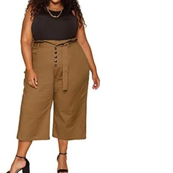 Astra Signature  Paperbag Waist Wide Leg Pants  Size 18 - Picture 1 of 8